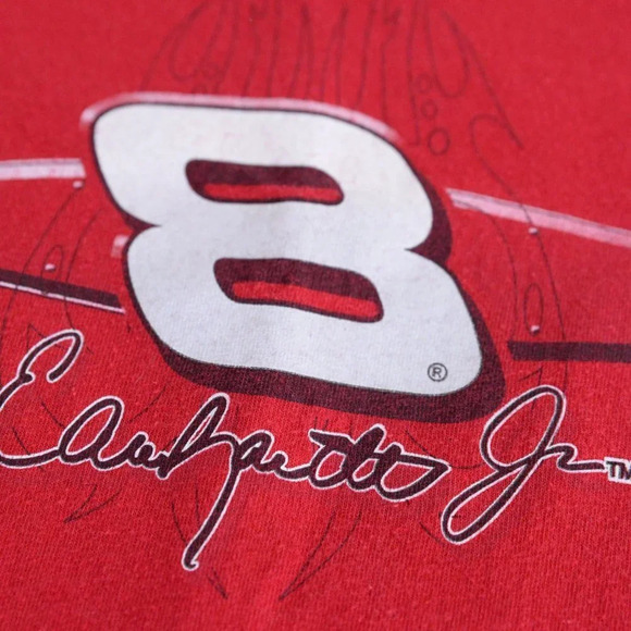 VTG Winners Circle Red Y2K Dale Earnhardt Jr Driver of the Budweiser Chevy  Tee - Picture 11 of 11